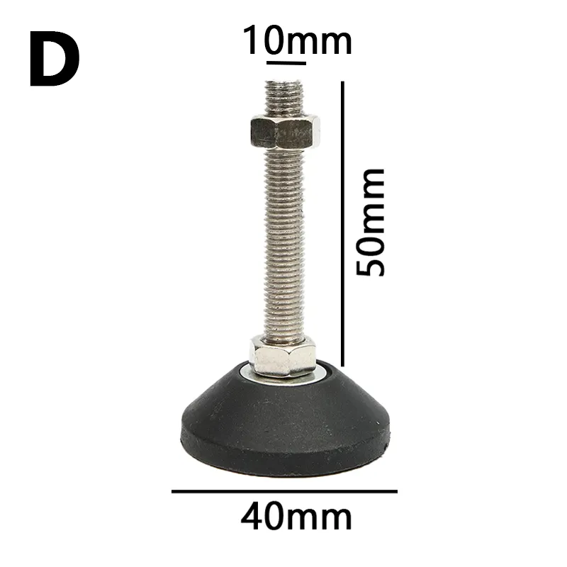 Adjustable Leveling Feet For Furniture: M8 M10 M12 Thread Swivel Base ...
