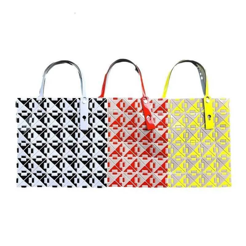 Designer tote bags for women clearance sale Six Mixed Original Factory 2024 Grid Versatile Womens Bag New Handheld Shoulder with Block Japanese Colored Trendy Tote