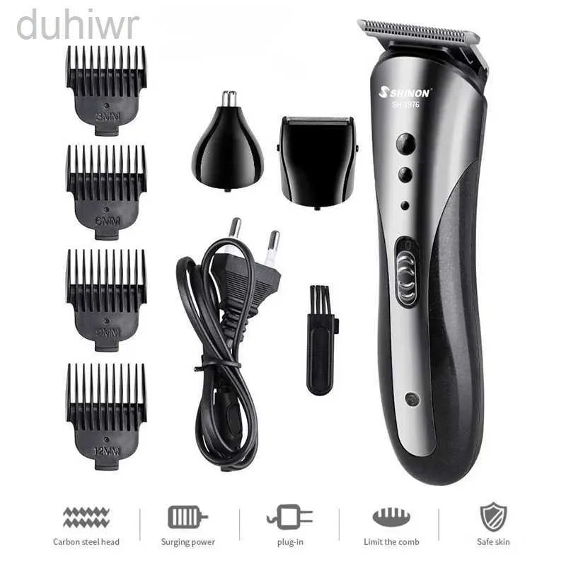 Electric Shavers All 3 in1 Rechargeable Hair Clipper for Men Waterproof Wireless Shaver Beard Nose Ear Trimme 2442