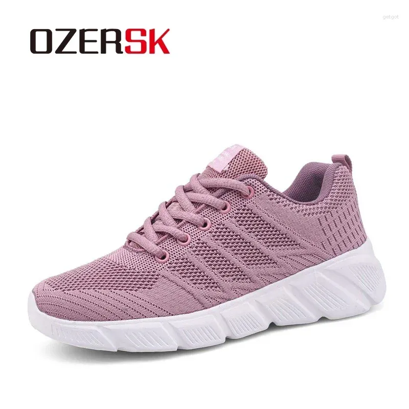 Freizeitschuhe OZERSK Damen Atmungsaktive Mesh-Sneaker Damen Leichte Damen Rutschfester, verschleißfester Komfort