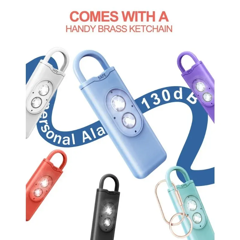 DHgate.com:2024 Self Defense Siren Keychain for Women - 130dB SOS Alarm ...