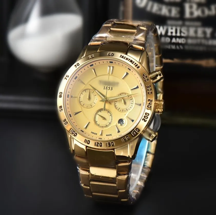 Mens Watches 40mm Automatic Quartz Watch Full 904L rostfritt stål Sapphire -armbandsur Super Montre de Luxe Gifts Tingbao882
