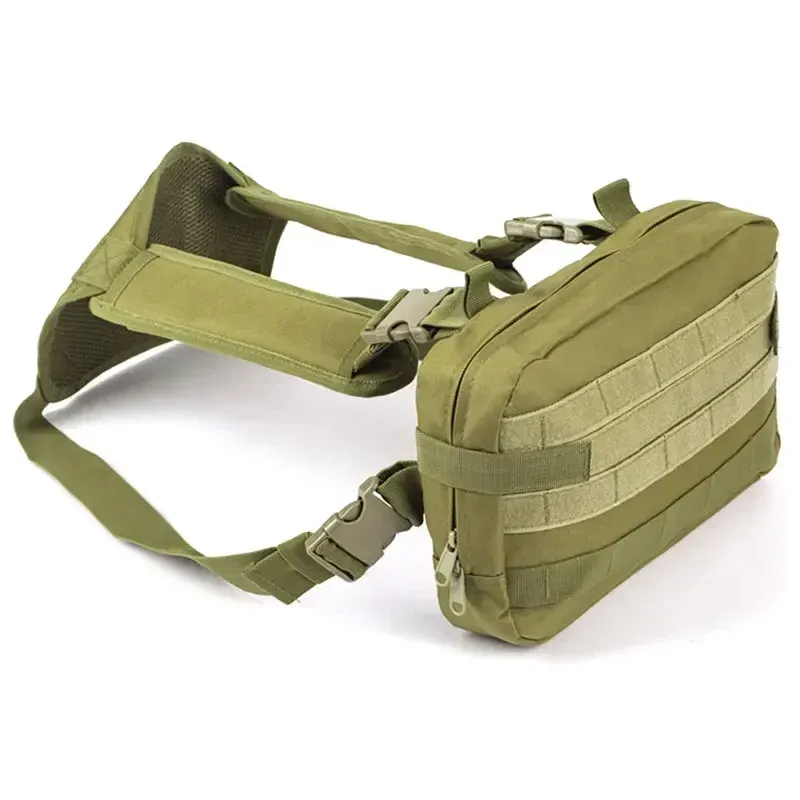 Borse Nuova borsa Molle da caccia Porta telefono tattico militare Borsa pettorale Fondina per pistola a mano Borsa a tracolla impermeabile EDC per gilet esterno Mochila