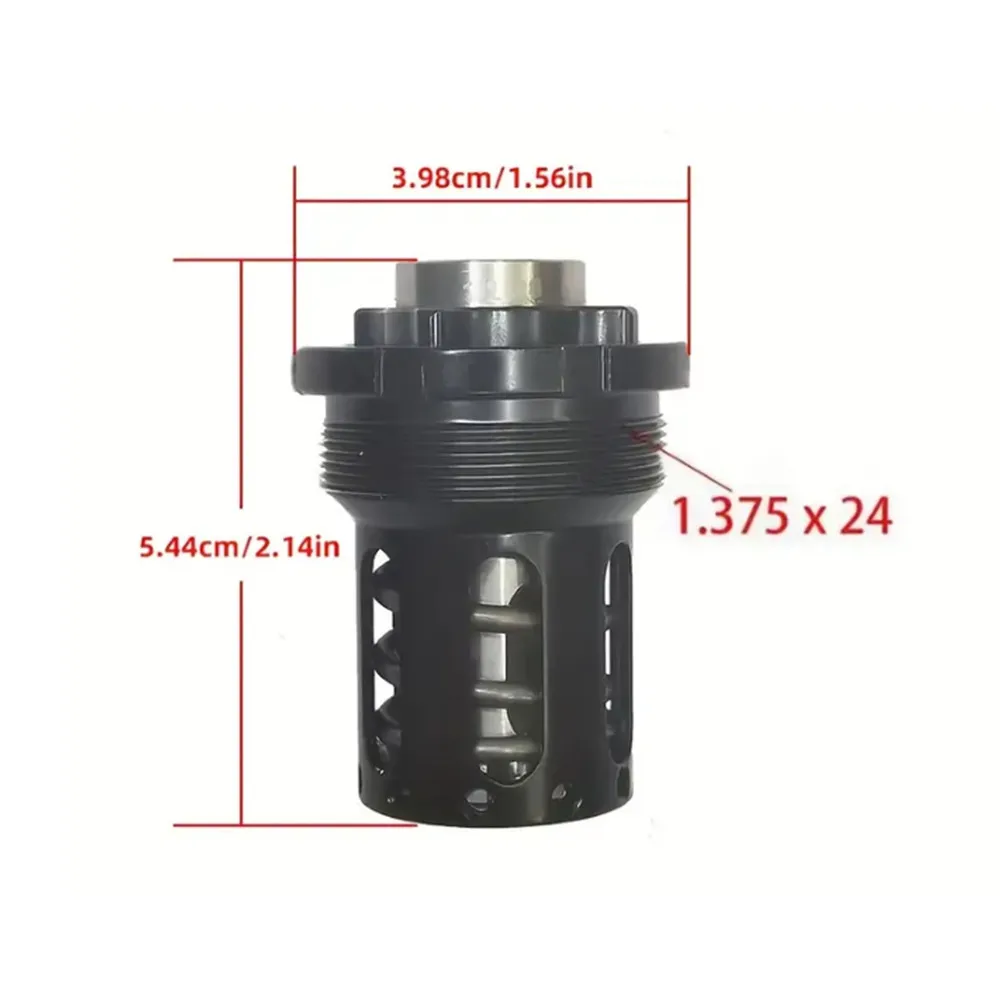 1.375 x 24 delar 1/2-28 5/8-24 Soent Trap Connector Pistol Booster