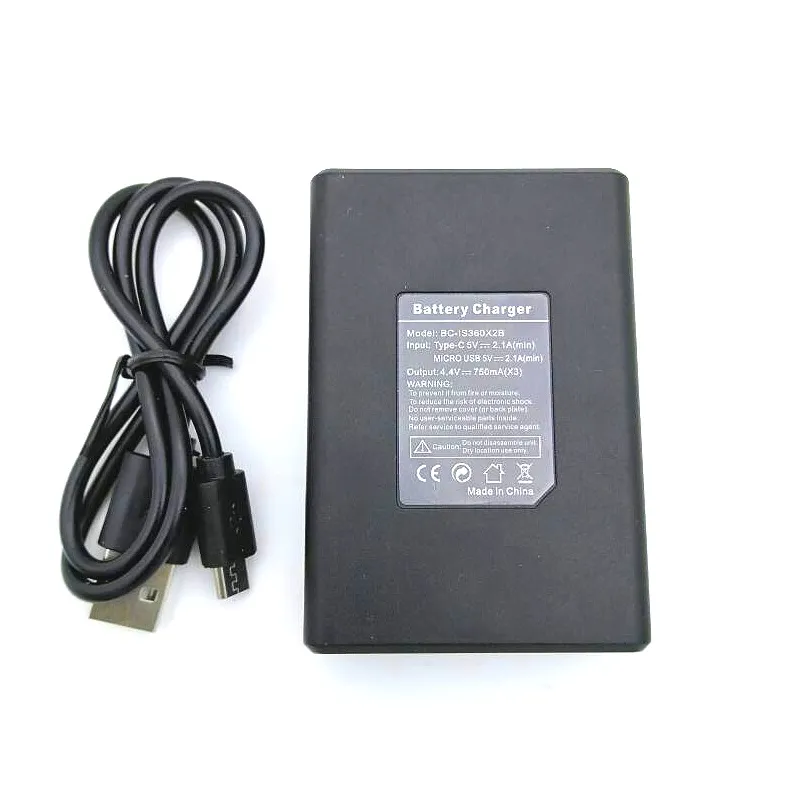 Dual USB Charger for Insta360 ONE X2 Battery Rapid Charging