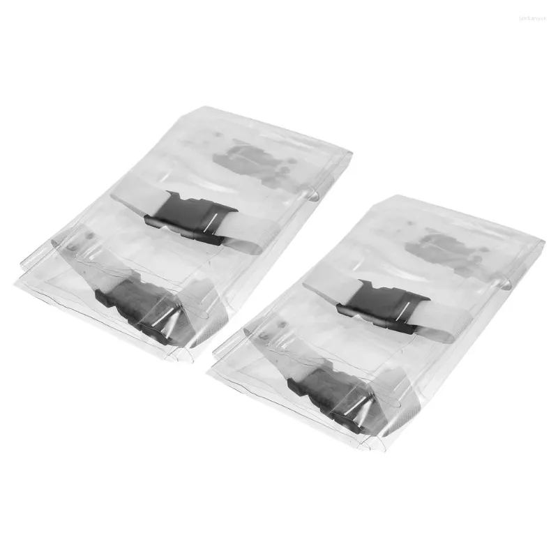 Stol täcker 2 datorer Recliner Dental Foot Cover Hemförsörjning Kudde tillbehör Transparent