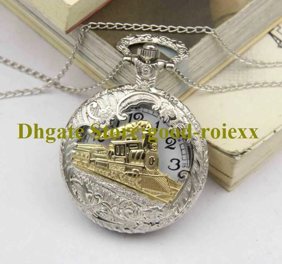 Moda regalo casual treno orologio da tasca da donna collana accessori catena di maglione da donna appeso specchio da uomo orologi da donna AA00203