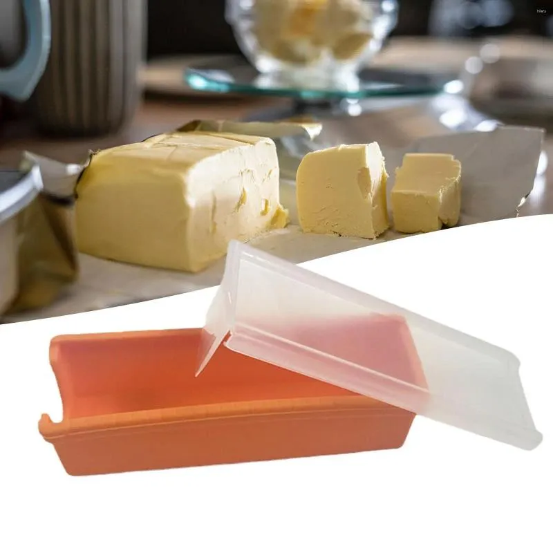 Контейнер для хранения масла с прозрачной крышкой для кухни для выпечки в холодильнике