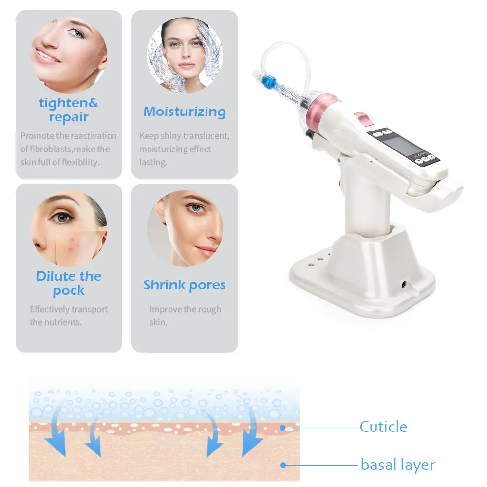 EZ Pressão negativa Meso Pen do rejuvenescimento Meso Máquina de envelhecimento de vácuo facial de beleza facial