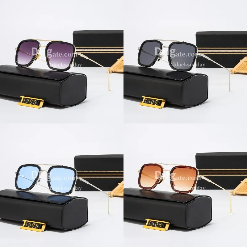 Lunettes de soleil dégradées de luxe, Protection contre les radiations, de styliste, pour hommes et femmes, occultantes pour l'extérieur, avec boîte