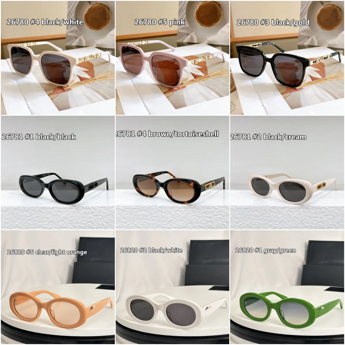 Najnowsze okulary przeciwsłoneczne męskie damskie projektant okularów okulary okulary wielokolorowe