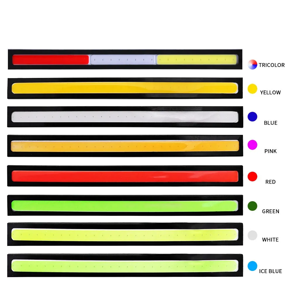 2Pcs 17cm Waterproof LED Daytime Running Lights For Cars, Multi-Color (White/Blue/Red/Yellow) - View #4