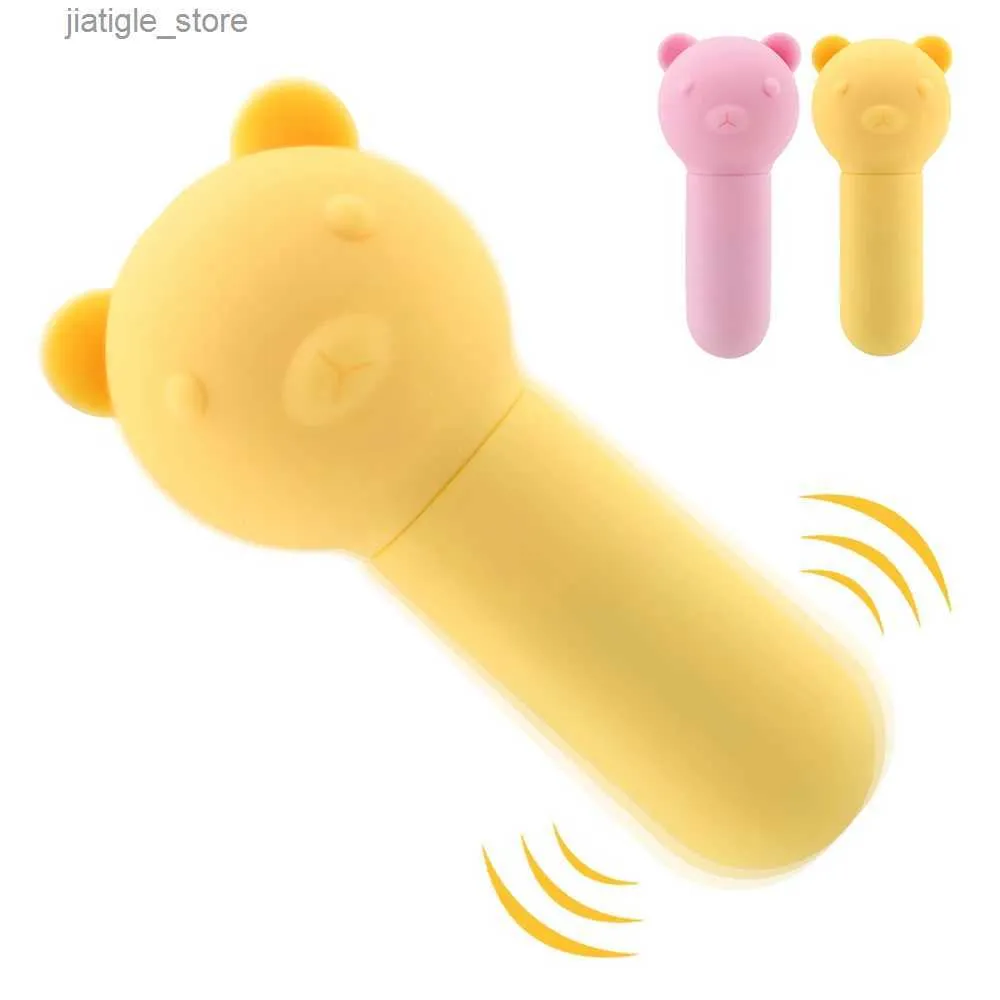 Altri oggetti di bellezza per la salute G-Spot Massager 10 Modalità Female Orso Vibratore Masturbazione femminile Stimolazione del clitoride VIBRAZIONE BULLO Y240402