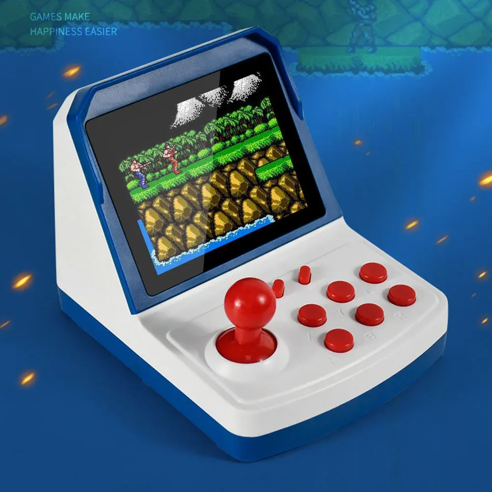 Spelers Nieuwe A6 Game Console 3.5Inch Mini Arcade Ouderkind Interactie Game Console Handheld Joystick Dubbele Persoon Retro Game Console