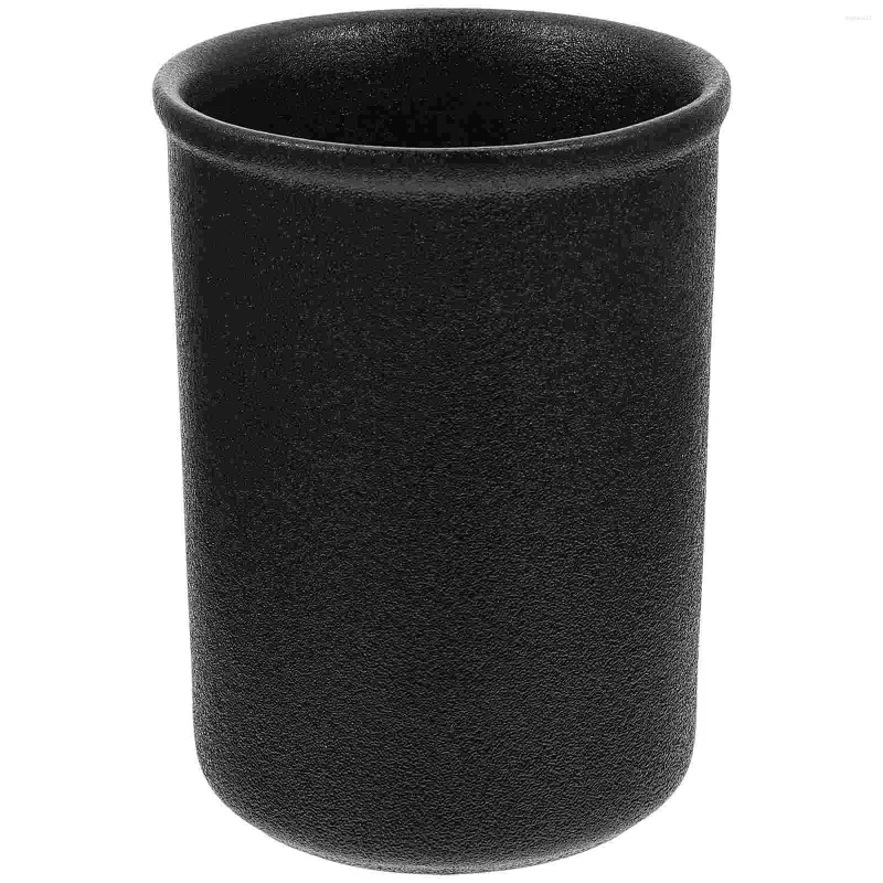 Garrafas de armazenamento suporte de pauzinho de cerâmica recipiente talheres balde preto ferramenta de cozinha utensílio colher utensílios de mesa domésticos