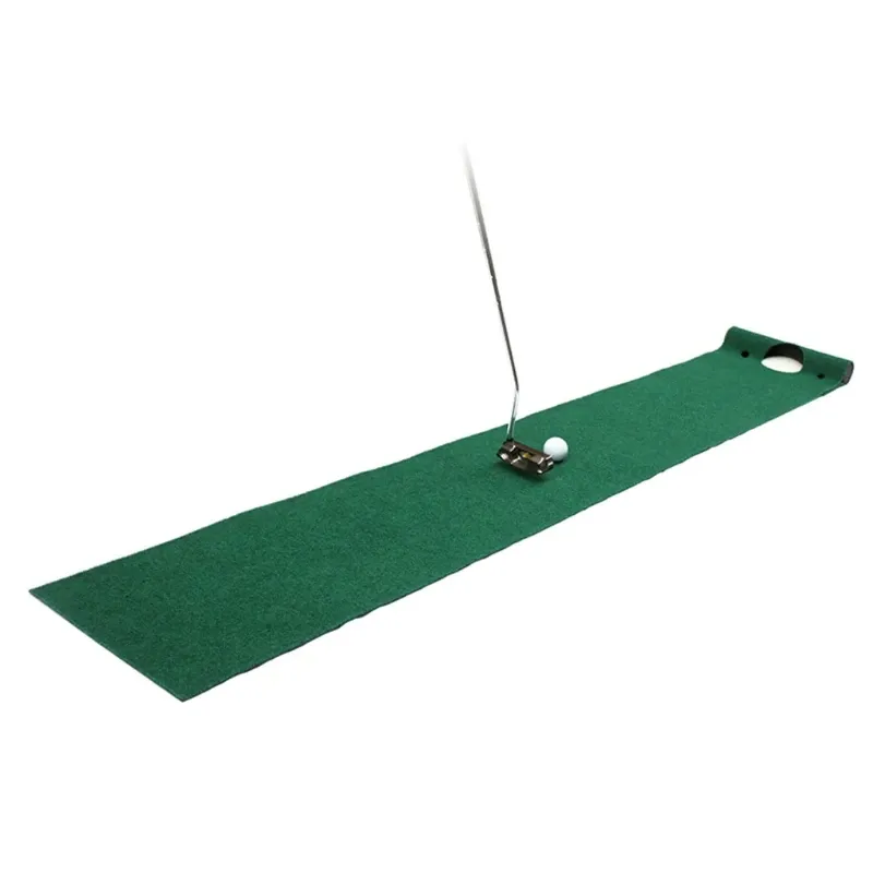 AIDS Foldbar Portable Golf Pract Practice Filt Train Tool Set Inomhus Sport och underhållning Grön Putt Mat Drop Shipping