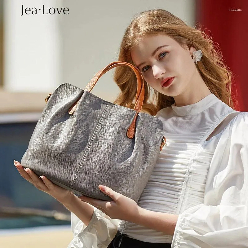 Сумки на плечо Jea Love Style, кожаная сумка, модная модная цветная сумка-мессенджер из воловьей кожи с верхним слоем