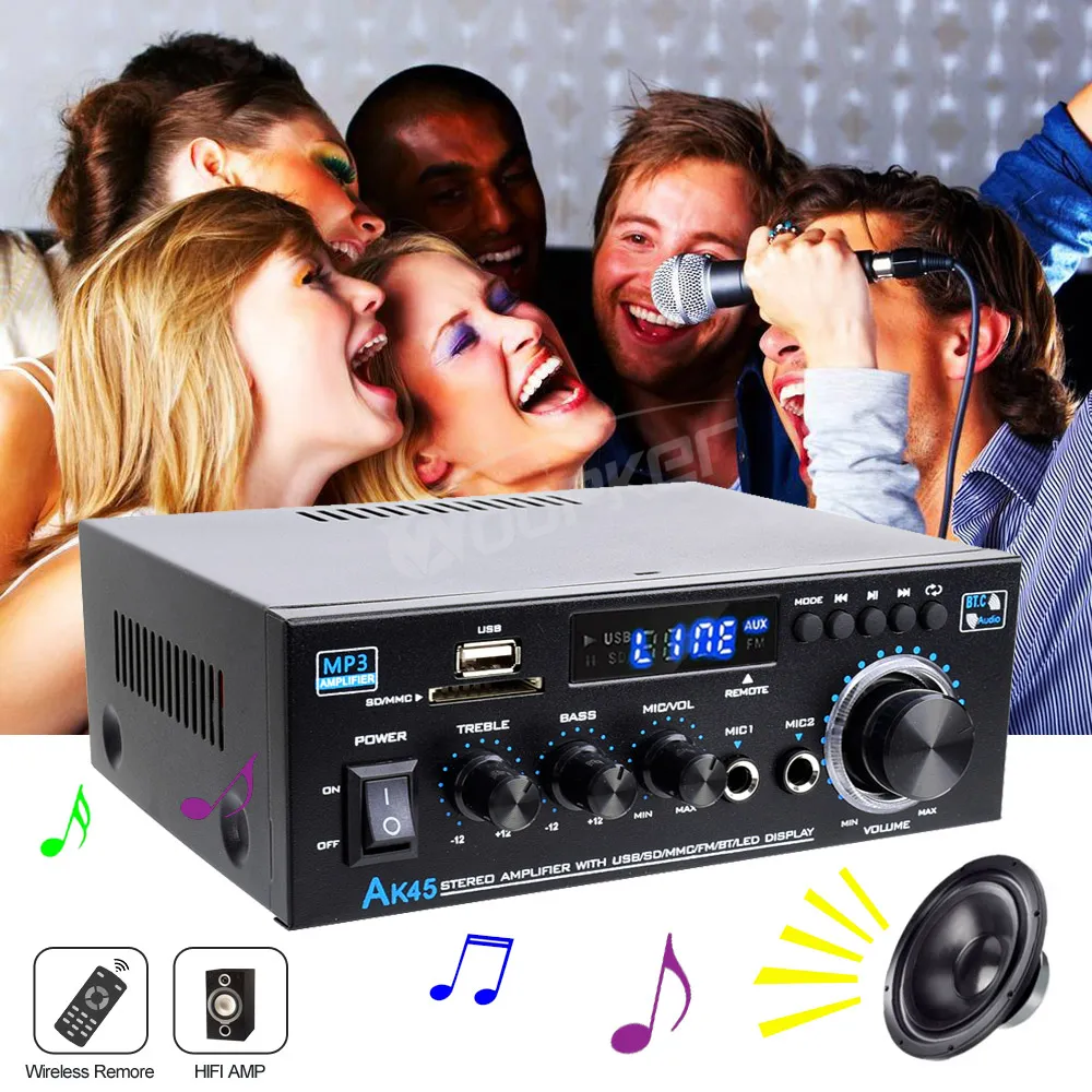 Woopker-amplificador De Audios Hifi Ak45 Pro, Amplificador | Cuotas sin