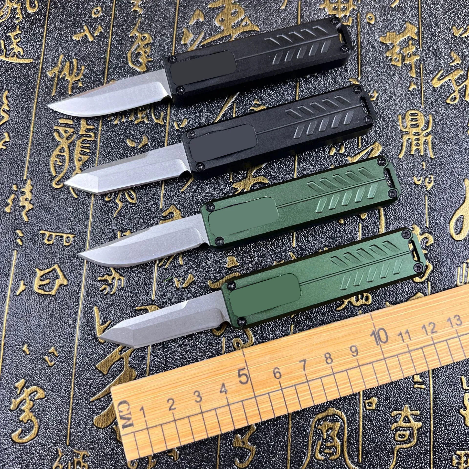 4 Modeller Mini Ludt Gen II Auto Folding Knife D2 Blade CNC Aluminium Handtag Pocket Knives Självförsvar EDC-verktyg