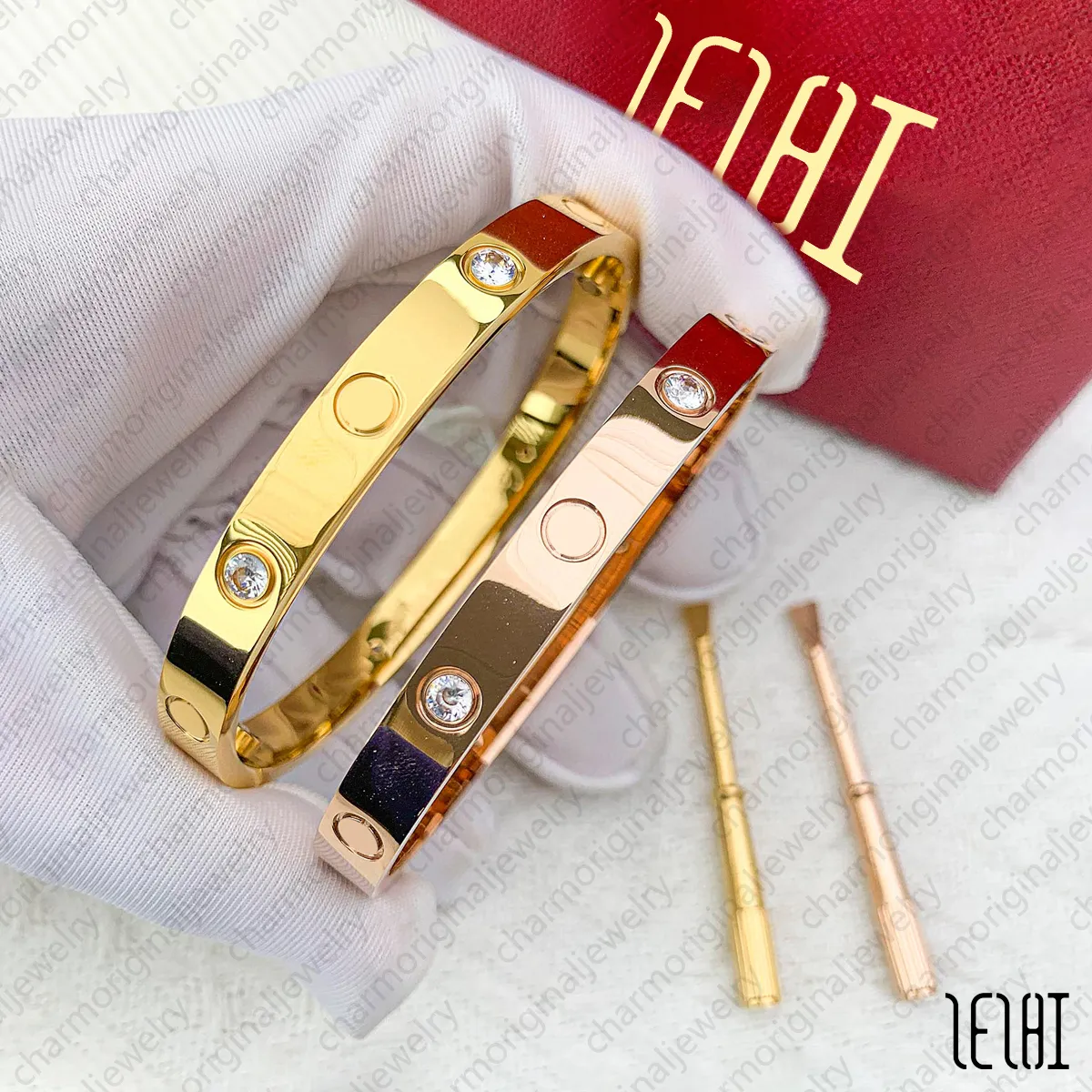 Pulsera De Diseñador Para Hombres Pulseras De La Amistad Pulsera De Gemas Pulseras Personalizadas Para Mujeres Conjunto De Brazaletes De Oro Brazaletes Y Pulseras Conjunto De Joyas De Lujo Moda