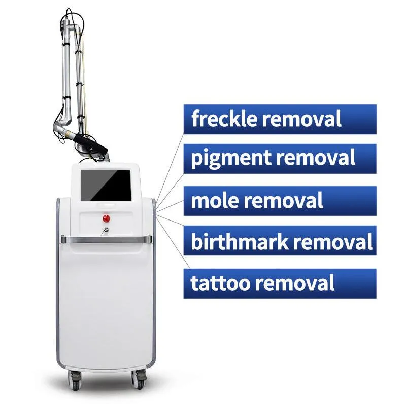 Le laser de retrait de tatouage pico de qualité originale pigment d'appel d'offres de peau enlève le retrait de tache de rousseur de tatouage coloré de tache de picoseconde 532nm 755 1064nm machine de beauté de carbone