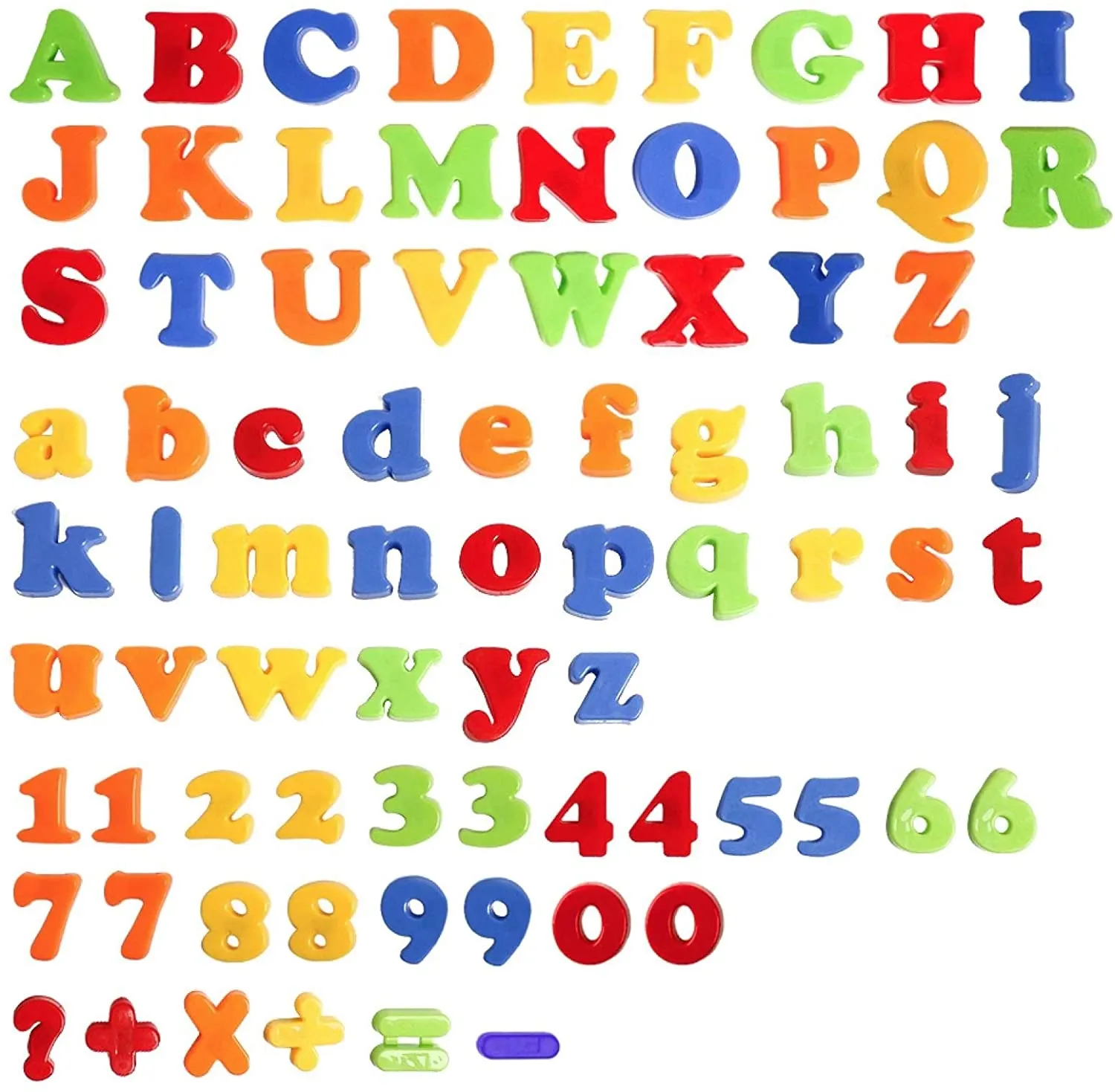 Fun Magnetic Letters Plastic Refrigerator Stickers With Uppercase ...