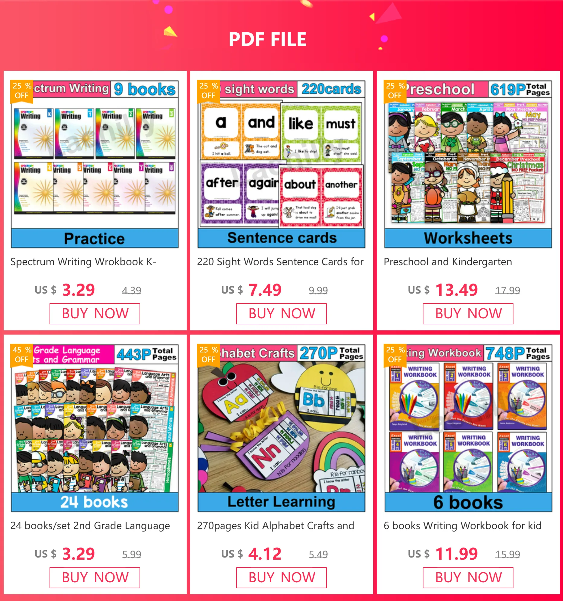 Wholesale English Phonics Posters Set For Kids Long Vowel Word Egift ...