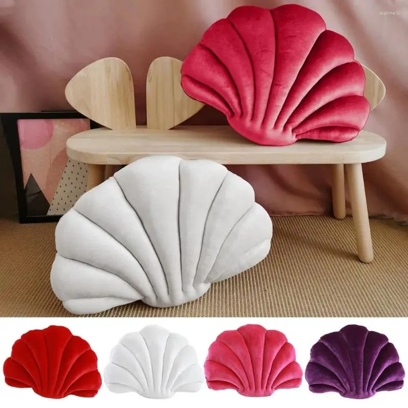 Pillow Adorable Throw Smooth Surface Doll High Elasticity Decoration Shell Shape