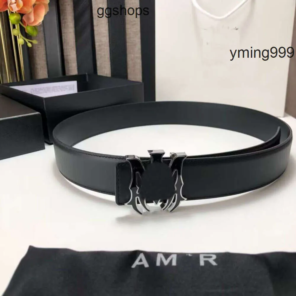 High amis amar miri amari amirirlies Waist 38CM Luxurys Designer Ami Belt New Red Big Shiny Bottoms For Mens Women Width Buckle Clothings Accessories Belts Qual I1ZX