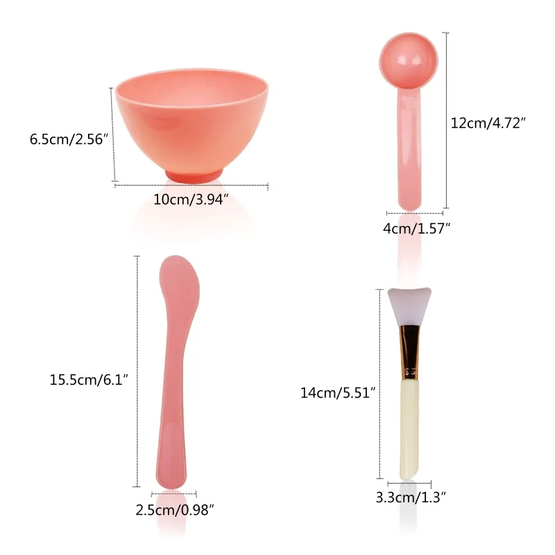 Face Mask Mixing Bowl Set DIY Facemask Mixing Tool with Silicone for FACIAL Mask Bowl Makeup Brushes Spatula Beauty Skin