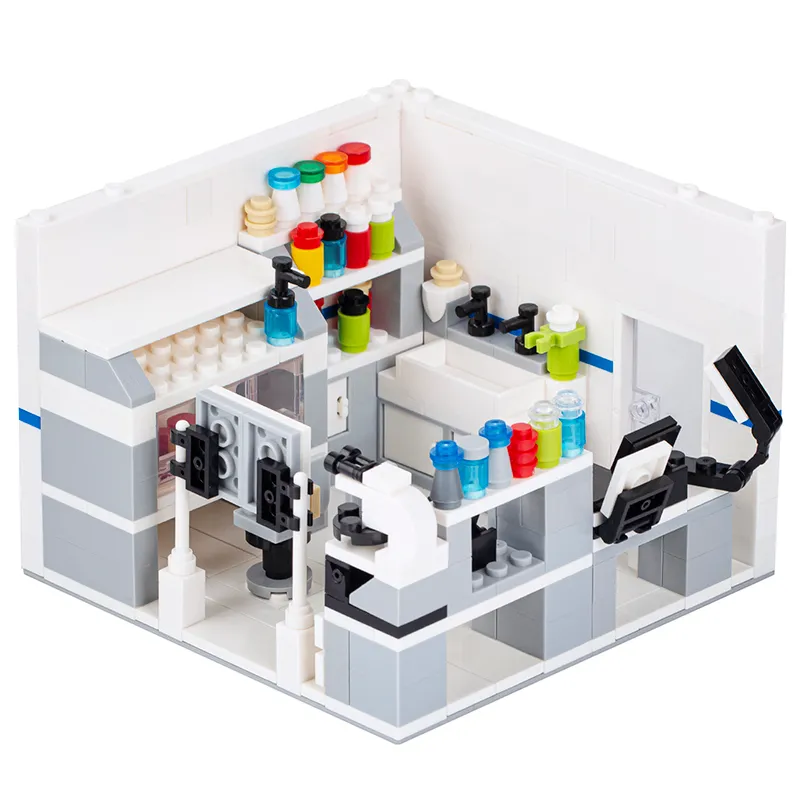 Time Lab Lego City Hospital Pharmacy Lab Model Building Bricks ... From Ddmycrazy ...