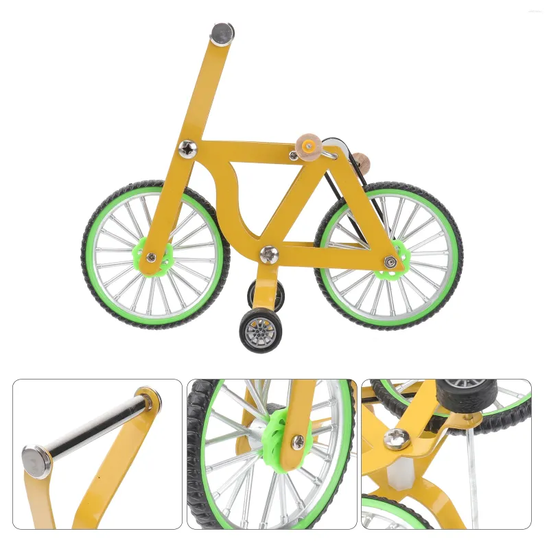 Autres fournitures d'oiseau Toy perroquet Bicycle en plastique Toys éducatifs Toys Toys Bike en bois