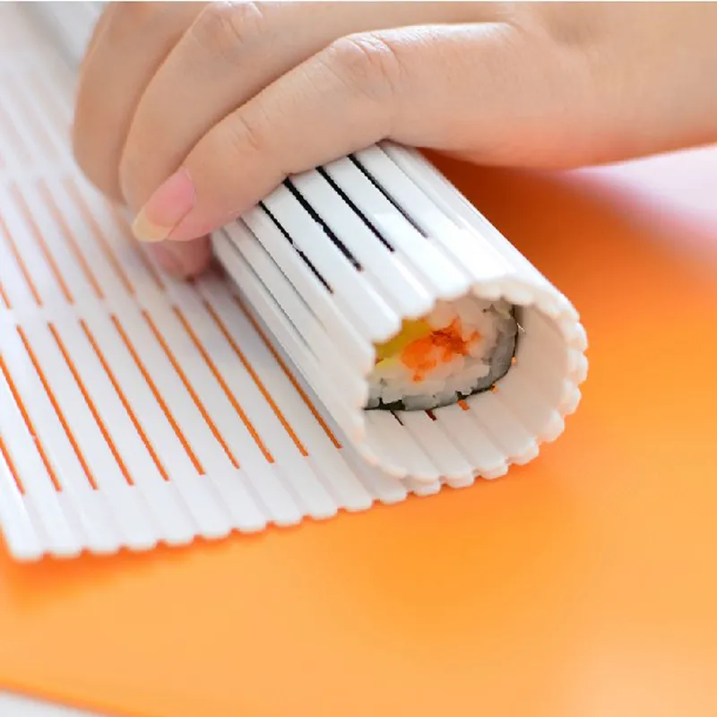 Sushi rolluik sushi gereedschapset plastic gordijn Laver gewikkeld rijstgordijn zeewier plastic sushi rolvorm
