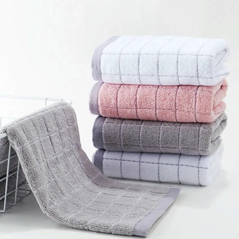 34x75cm Cotton High Quality Couple Adult Brushing Towel Soft Strong Absorbent Yoga Football Sports Household Bath Washcloth