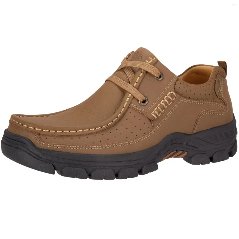 Chaussures décontractées GOLDEN CMAEL hommes marche cuir pour hommes mocassins coupe décontractée confortable luxe concepteur respirant