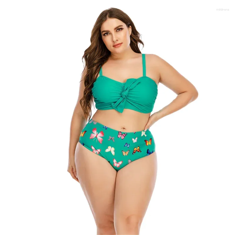 Women's Swimwear Sexy High Waisted Brazilian Bikini Set Women Plus Size Swimsuit Female Swim Suit Bikinis Summer 2 Pieces Clothing