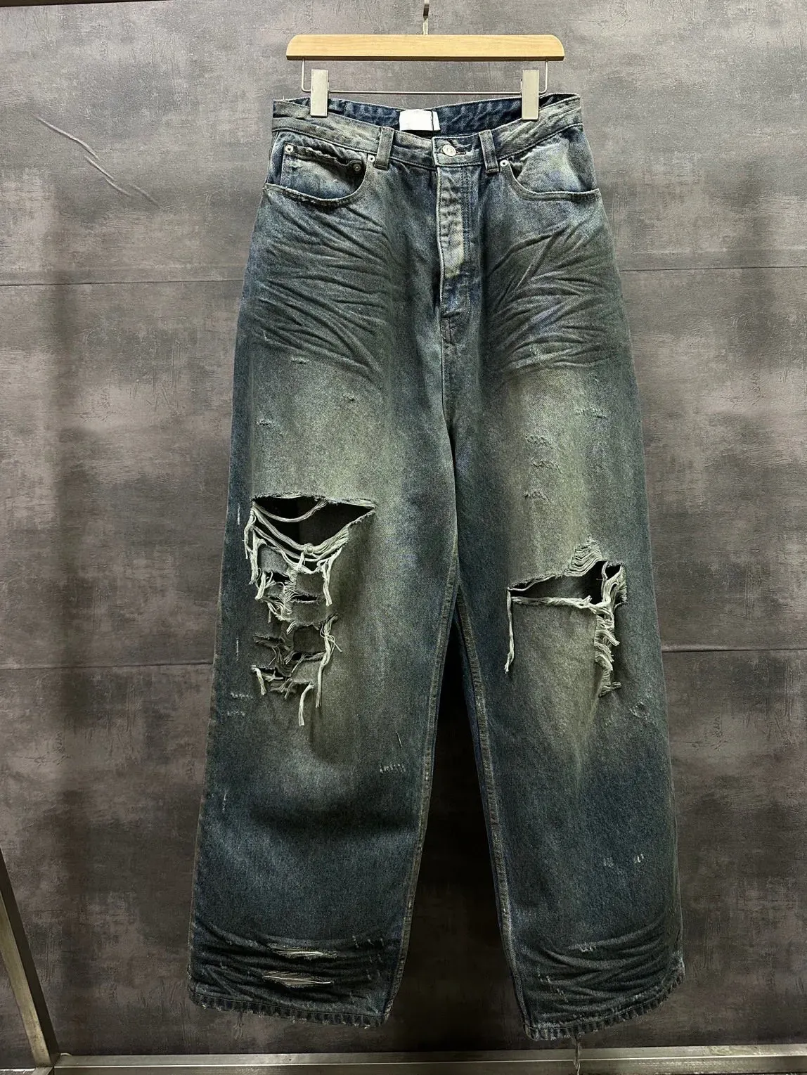 Pantaloni Pantaloni taglie forti da uomo Girocollo ricamato e stampato in stile polare estivo con puro cotone da strada 54t2