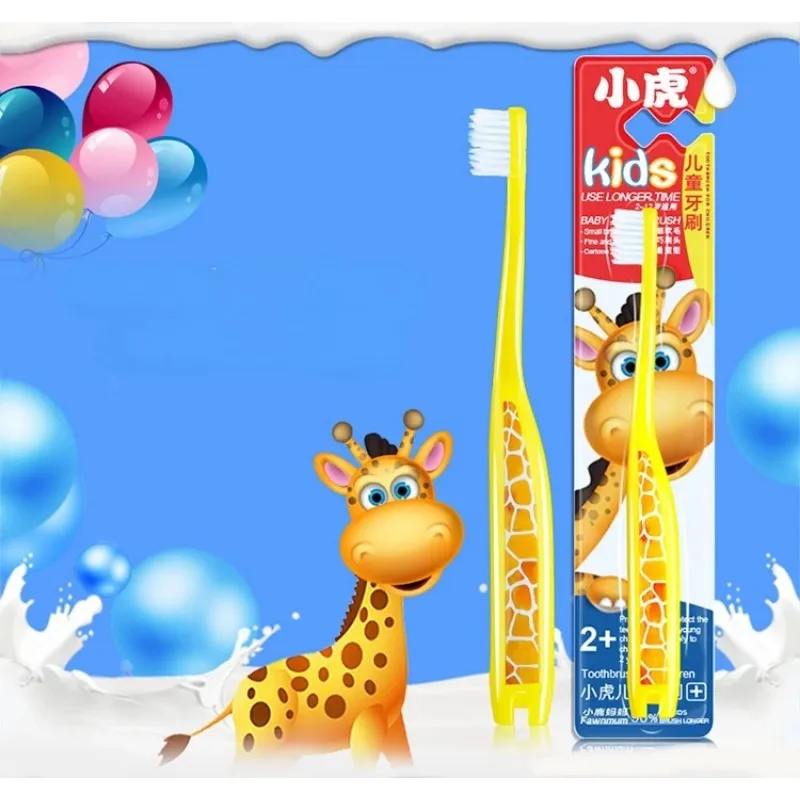 Children's Soft Bristle Small Head Cleaning Toothbrush Packaging for Effective Oral Care and Comfortable Use