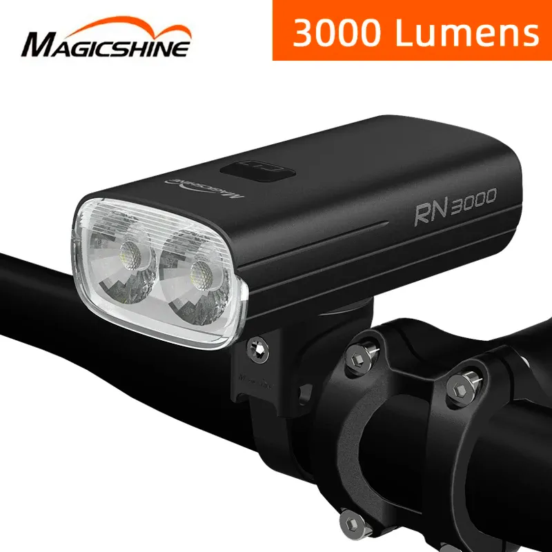 Lights Magicshine RN3000 Bicycle Headlight Vélo de montagne Vélo de route lumineuse lumineuse Bright Abloproproof 3000 Lumens Cycling Lighting Tool