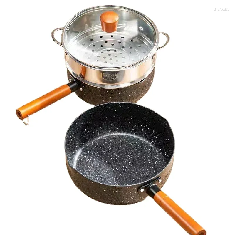 Pans Premium Japanese Snow Pan For Cooking Noodles Porridge Milk And More