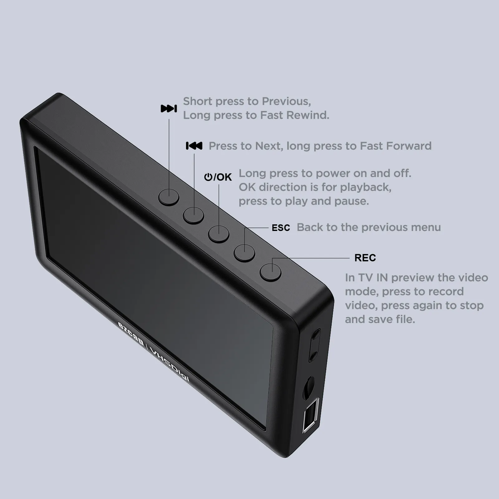 Ezcap180 VHS Video Capture Box Analog To Digital Converter For VHS, VCR ...