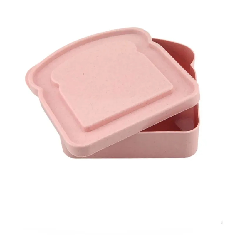 2024 Boîte de rangement sandwich Boîte à lunch en silicone Stockage alimentaire Réutilisable Microwave Lunch Box Food Storage Conteneur École Petit-déjeuner - pour la boîte à lunch en silicone