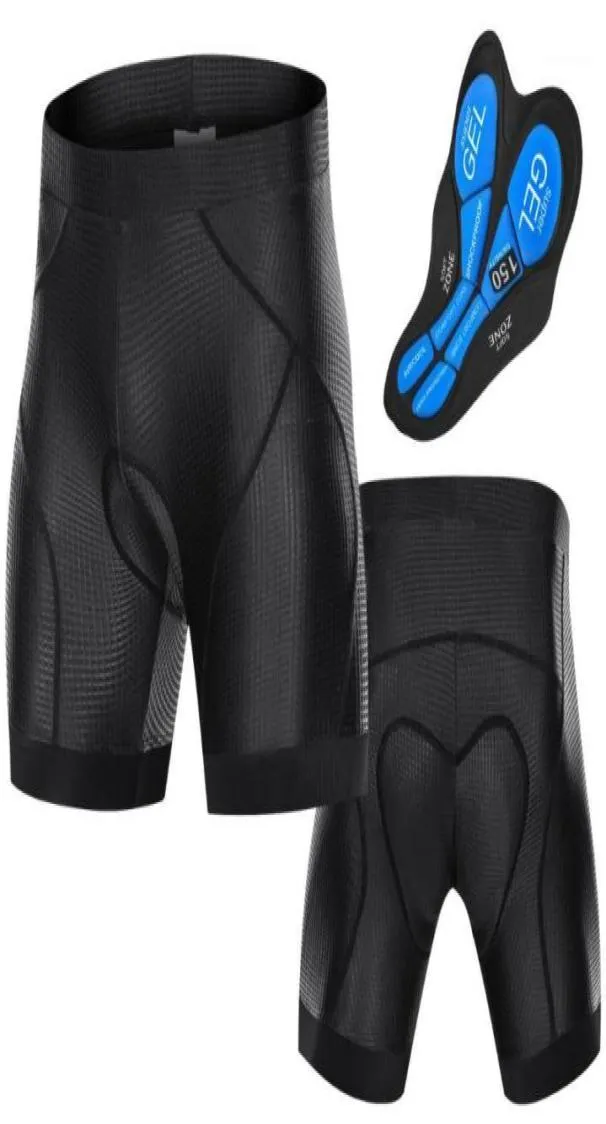 Calções masculinos acolchoados para bicicleta, com punhos antiderrapantes para as pernas, roupa íntima acolchoada 3D para andar de bicicleta, roupa íntima para andar de bicicleta 11930582