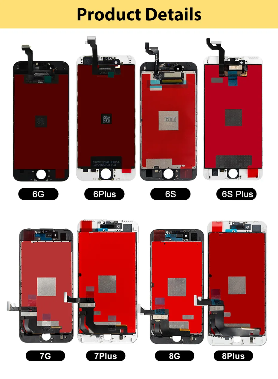 OEM LCD Screen Replacement for iPhone Models - Touch