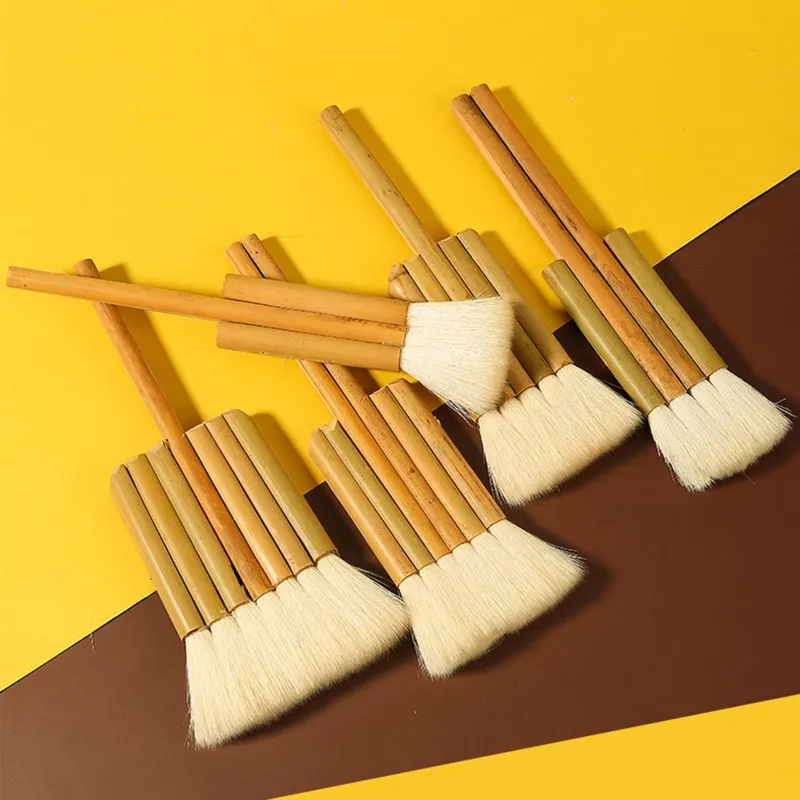 Professionell Hake Brush för akvarell Hake Art Paintbrushes Hake Blender Borstar Får Hår Hake Borstar för keramik H8WD