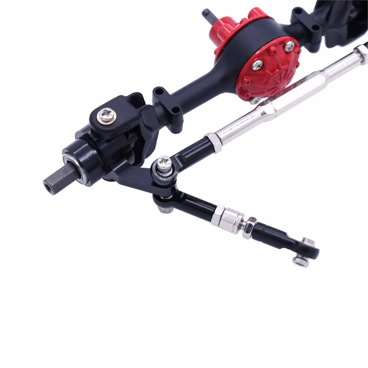 Wpl C24 Upgrades Culnflun 8Pcs Adjustable Steering Linkage Parts, Aluminum Alloy Servo Link Pull Rod For WPL C14 C24 B14 MN D90 D91 RC Crawler Car Upgrade Parts Arrma Vendetta