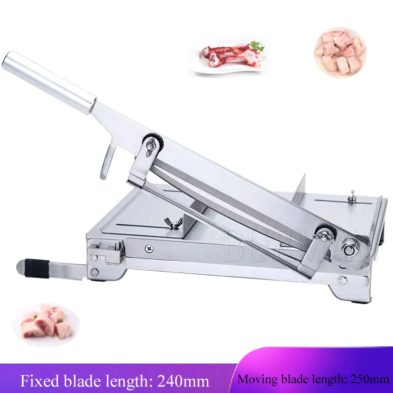 Meat Slicer Commercial Frozen Bone Cutting Machine Minced Lamb Bone Meat Cutter Chicken Duck Fish Ribs Lamb Cutting Kitchen Tool