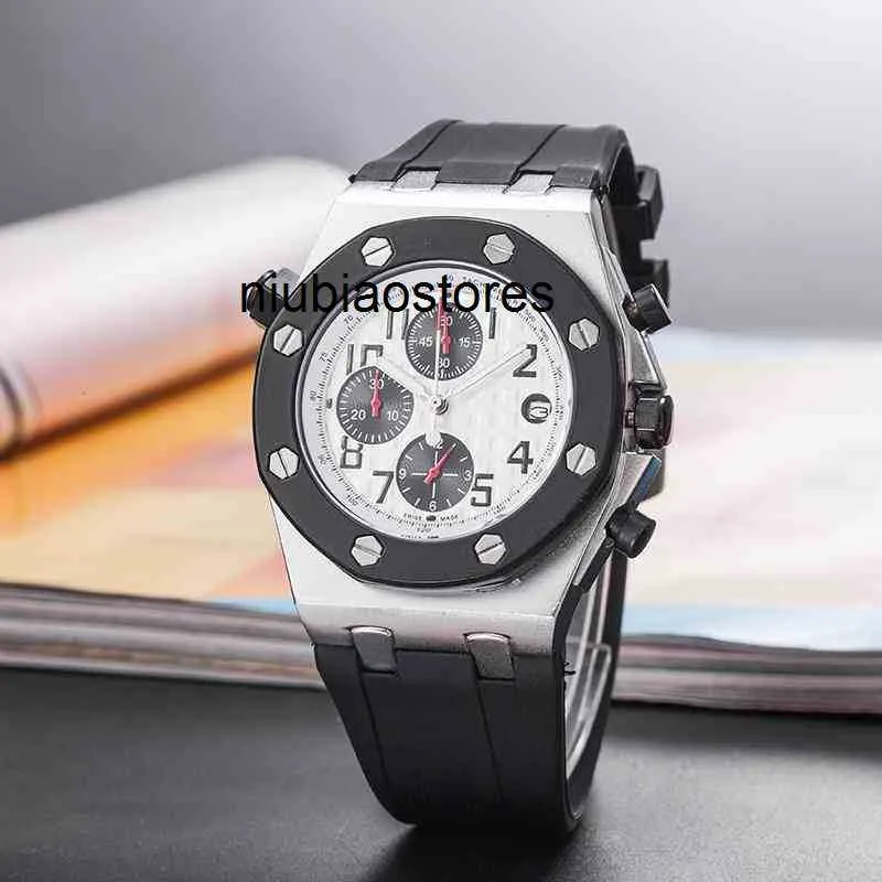 고급 시계 남자 기계식 시계 다기능 패션 테이프 스위스 브랜드 스포츠 손목 디자이너 방수