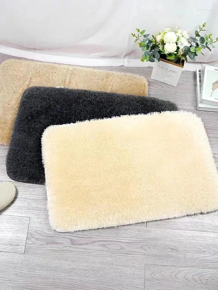 Carpets 2024 Latest EditionToilet Absorbent Silk Wool Floor Rug Bathroom Door Speed Dry Foot For Toilet Antiskid Carpet