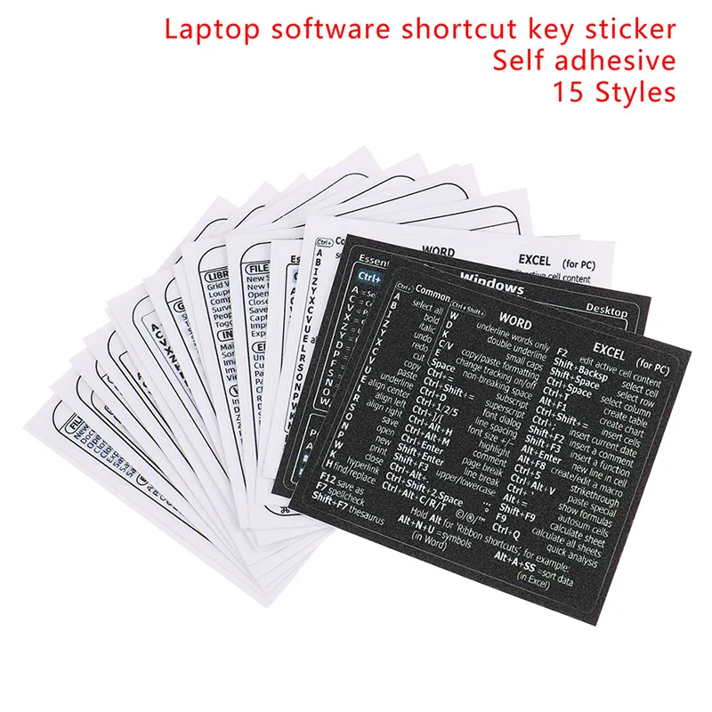 Mouse Key On Computer Sticker Computer Stickers: Reference Shortcut Guide For PC, Laptop, And Desktop ...